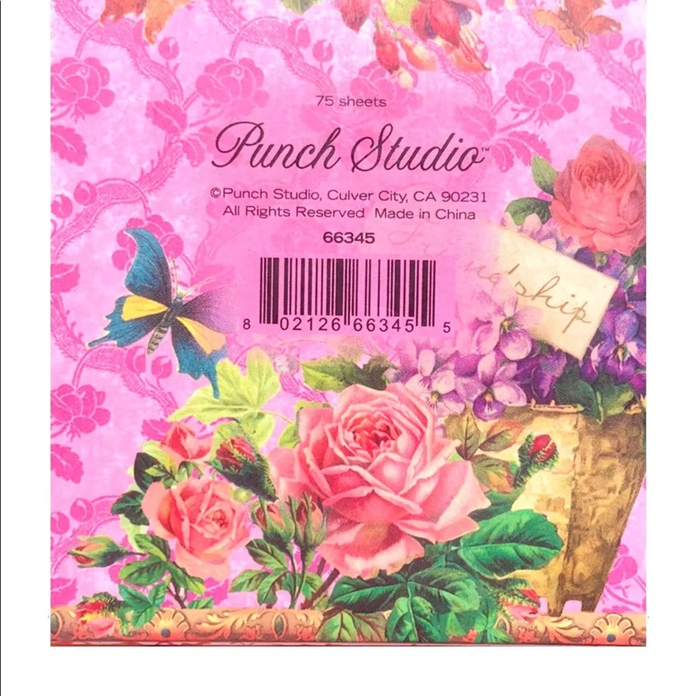 Punch Studio Embellished Mini Pocket Notepad ~ Friendship Quote (66345)